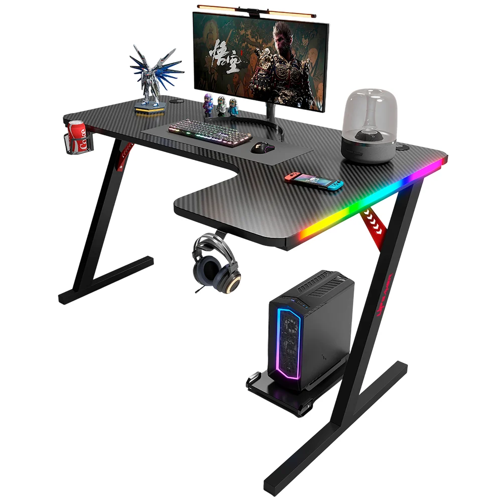 Mesa Gamer UPGP201BK 1,60m Preto