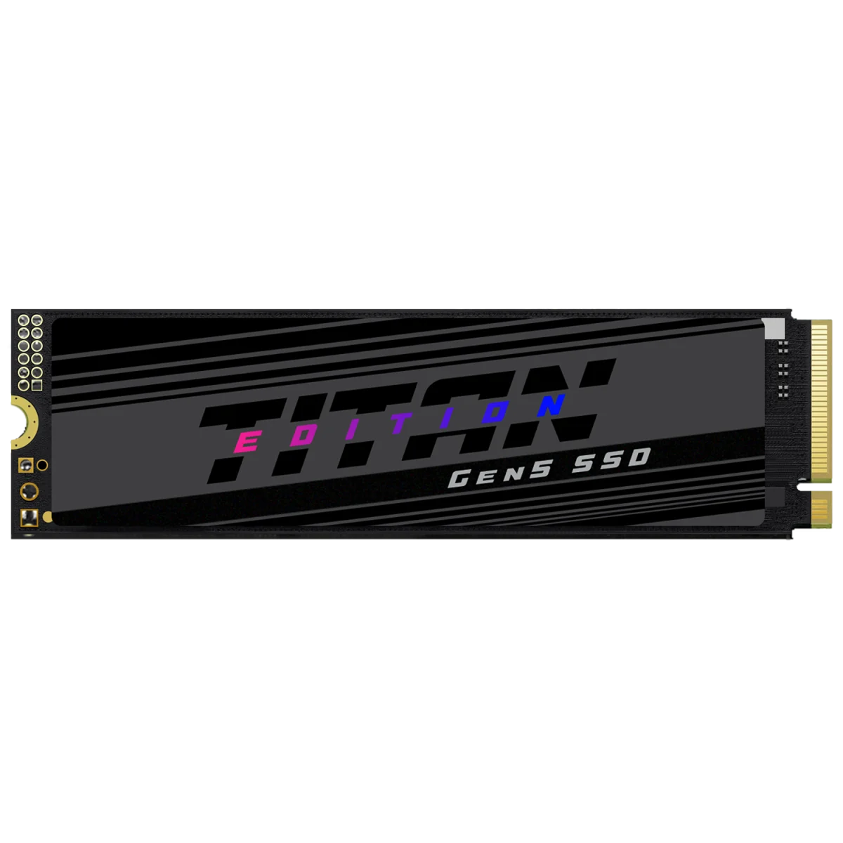 SSD Titan Edition Gen5 2TB M.2 NVMe Leitura até 14.000MB/s Gravação até 13.000MB/s