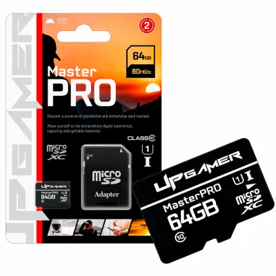 Cartão de Memória Micro SD XC Master PRO 64GB