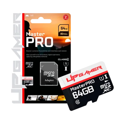 Cartão Micro SD Master PRO 64GB 80 MB/s